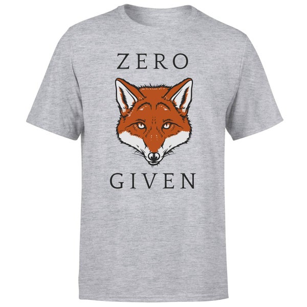 Zero Fox Given T-Shirt - Grey