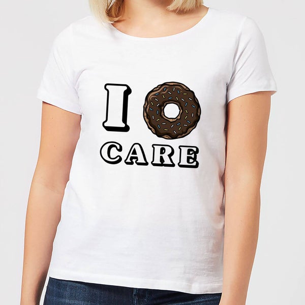 I Donut Care Women's T-Shirt - White