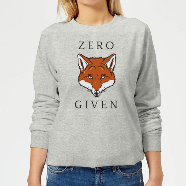Zero Fox Given Women's Sweatshirt - Grey