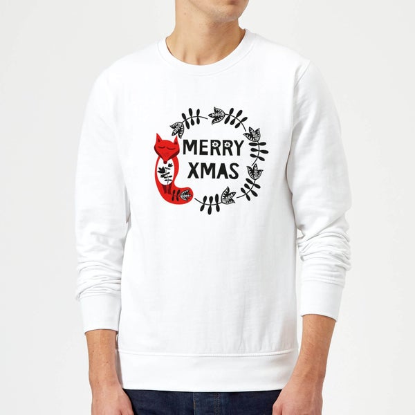Merry Christmas Sweater - White