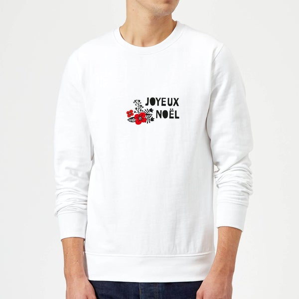 Joyeux Noel Sweatshirt - White