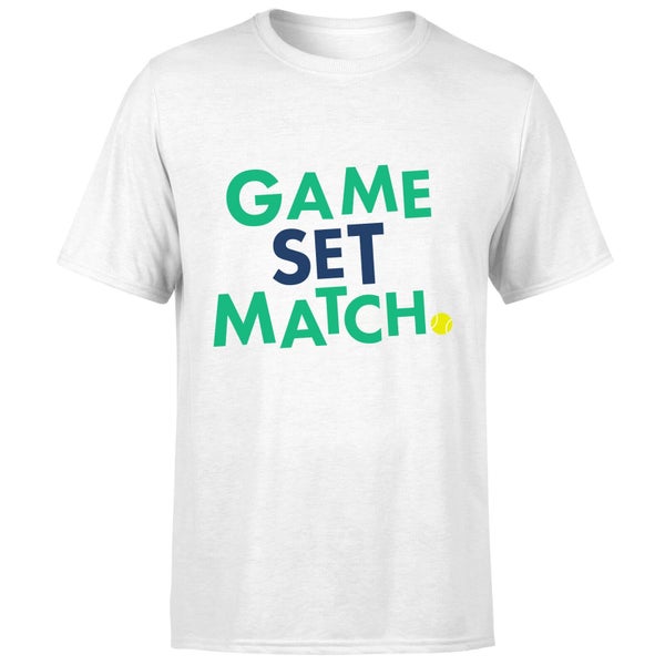 Game Set Match T-Shirt - White