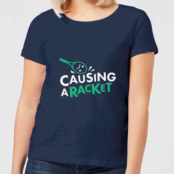 Causing a Racket Women's T-Shirt - Navy