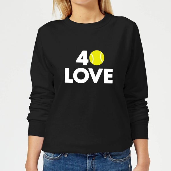 40 Love Women's Sweatshirt - Black