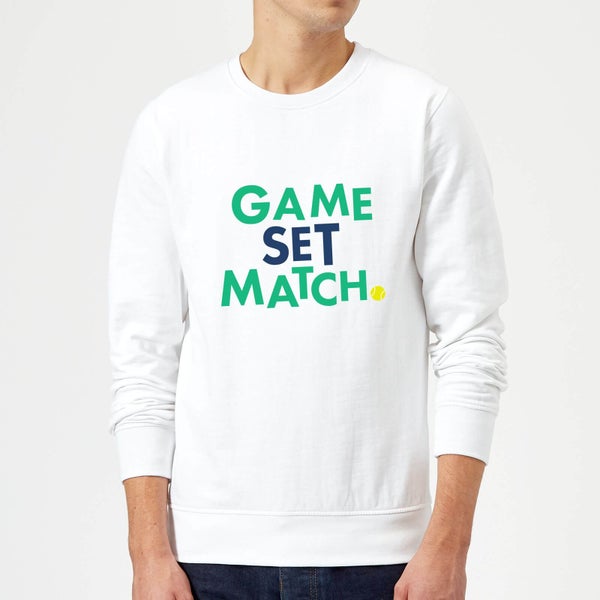 Game Set Match Sweatshirt - White