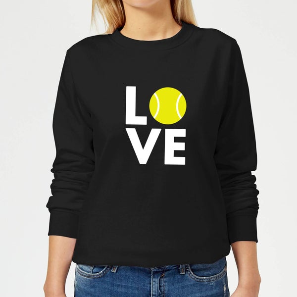 Love Tennis Women's Sweatshirt - Black