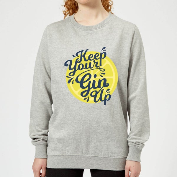 Keep Your Gin Up Women's Sweatshirt - Grey