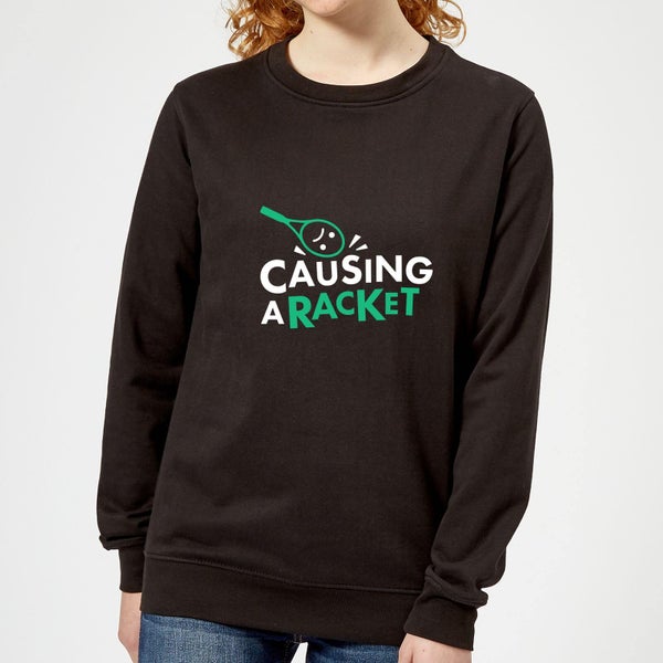 Causing a Racket Women's Sweatshirt - Black
