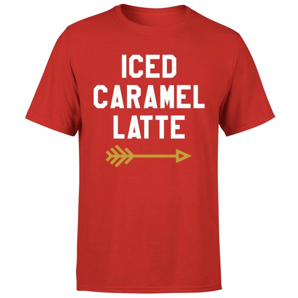 Iced Caramel Latte T-Shirt - Red