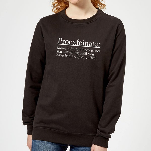 Procafeinate Women's Sweatshirt - Black