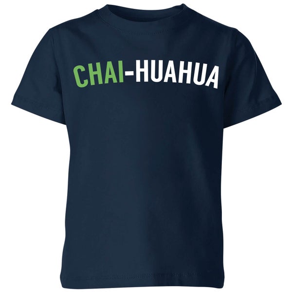 Chai-huahua Kids' T-Shirt - Navy