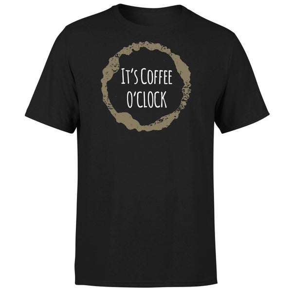 It's Coffee O'Clock T-Shirt - Black