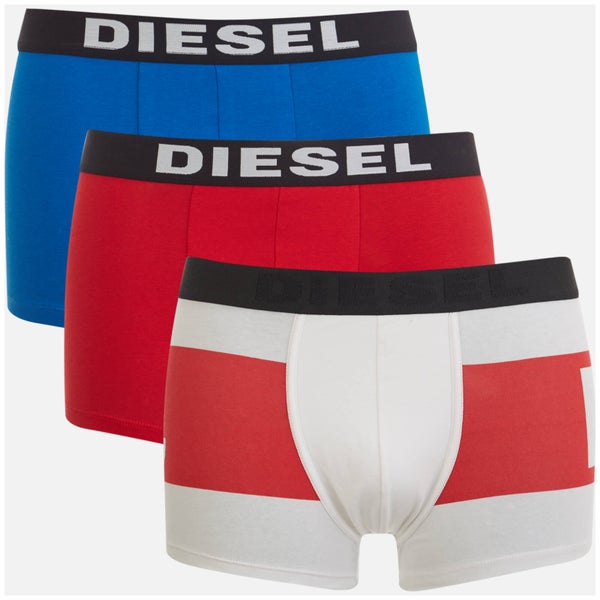 Diesel Men's Damien 3 Pack Boxer Shorts - Multi