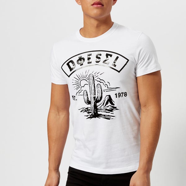 Diesel Men's Diego SM Printed T-Shirt - White