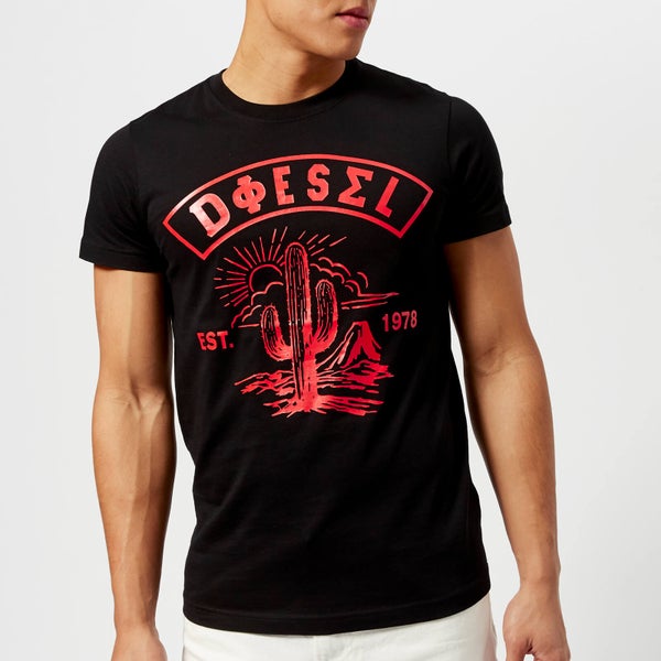 Diesel Men's Diego SM Printed T-Shirt - Black