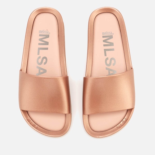 Melissa Women's Shine Beach Slide Sandals - Rose Gold