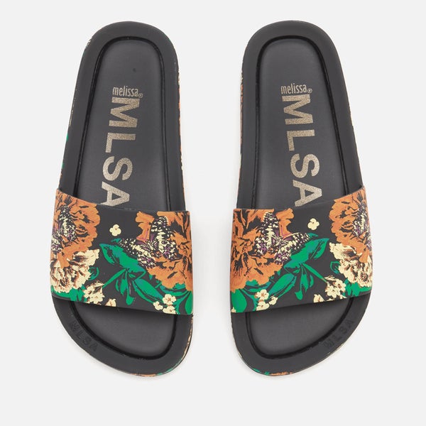 Melissa Women's 3D Beach Slide Sandals - Black
