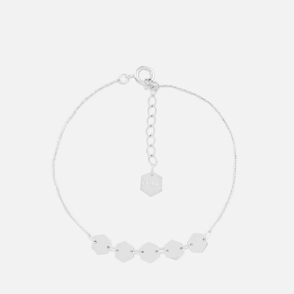 Cluse Women's Essentielle Hexagons Chain Bracelet - Silver