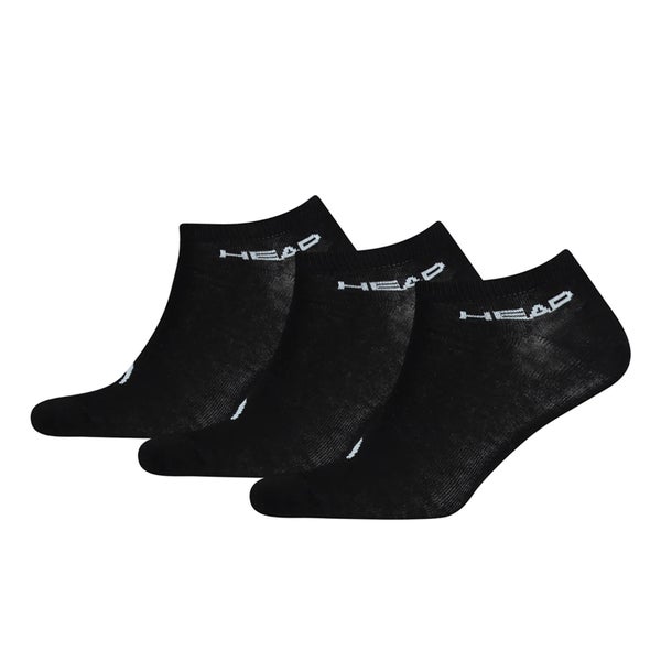 Head Men's 3 Pack Sneaker Socks - Black