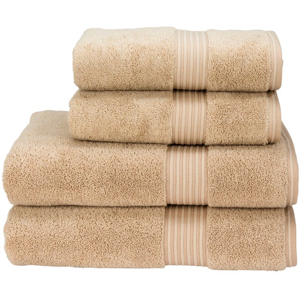 Christy Supreme Hygro Towel Range - Stone - Hand Towel (Set of 2)