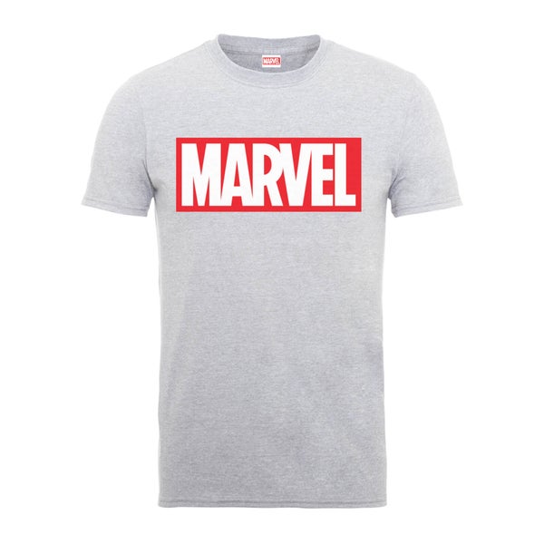 T-Shirt Homme Logo Principal - Marvel - Gris
