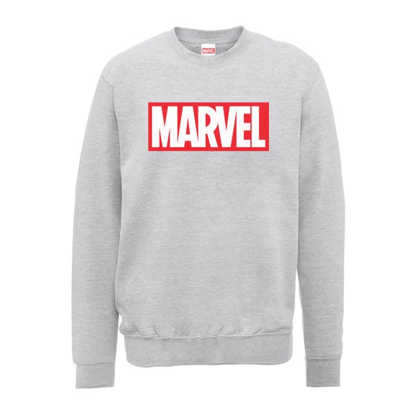Sudadera gris para hombre Main Logo de Marvel