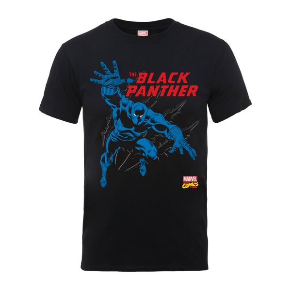 Marvel Comics The Black Panther Heren T-shirt - Zwart