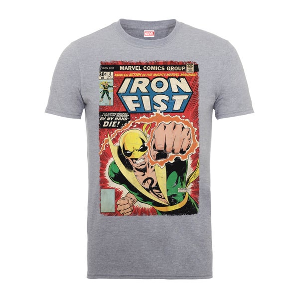 Marvel Comics Iron Fist Die By My Hand Heren T-shirt - Grijs