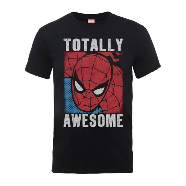 Marvel Comics Spiderman Totally Awesome Männer T-Shirt - Schwarz