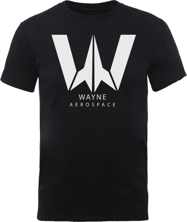 Justice League Wayne Aerospace Men's T-Shirt - Black