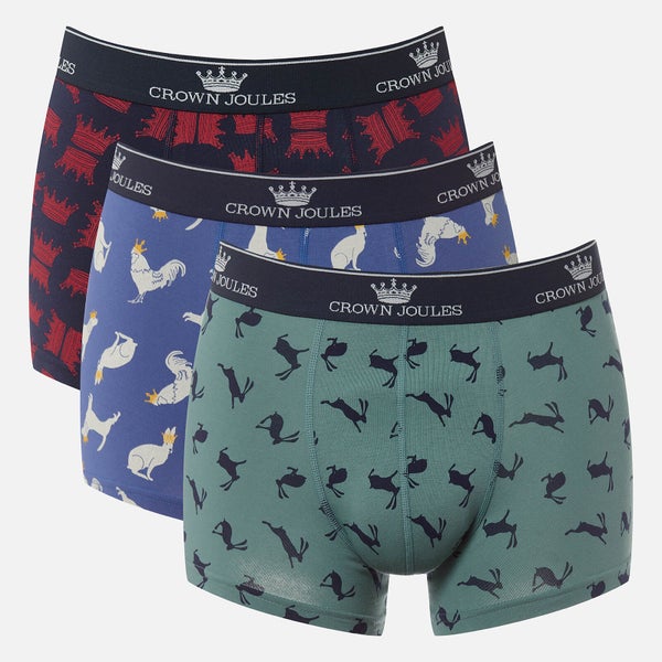 Joules Men's Crowne Joules Boxer 3 Pack - Bits and Pieces