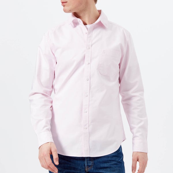 Joules Men's Laundered Oxford Long Sleeve Shirt - Washed Pink