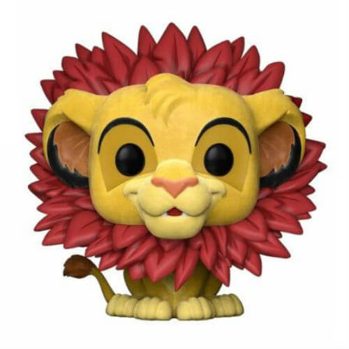 The Lion King Simba Flocked EXC Pop! Vinyl Figure