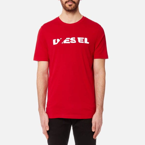 Diesel Men's Just Printed T-Shirt - Tango Red