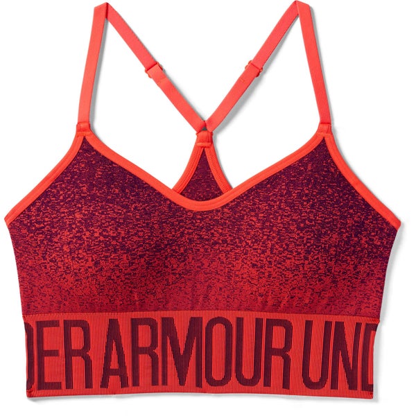 Under Armour Women's Seamless Ombre Novelty Sports Bra - Red