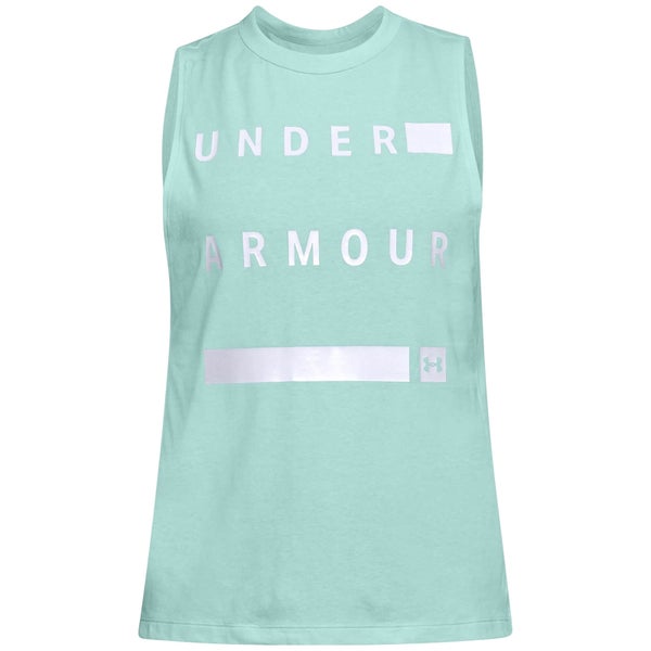 Under Armour Women's Graphic Muscle Tank Top - Green