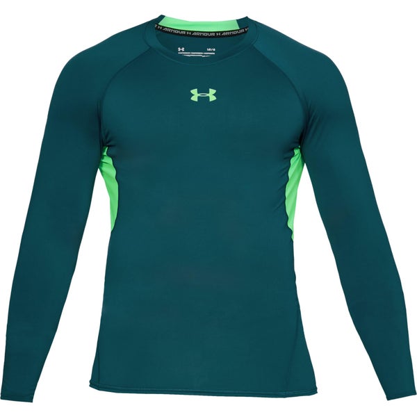 Under Armour Men's HG Armour Long Sleeved Top - Green