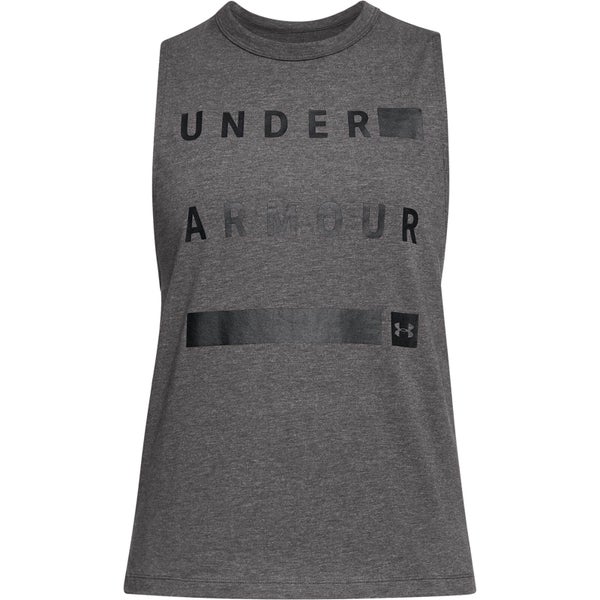 Under Armour Women's Graphic Muscle Tank Top - Grey