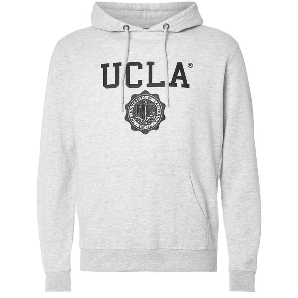 UCLA Men's Colin Logo Hoody - Light Grey Marl