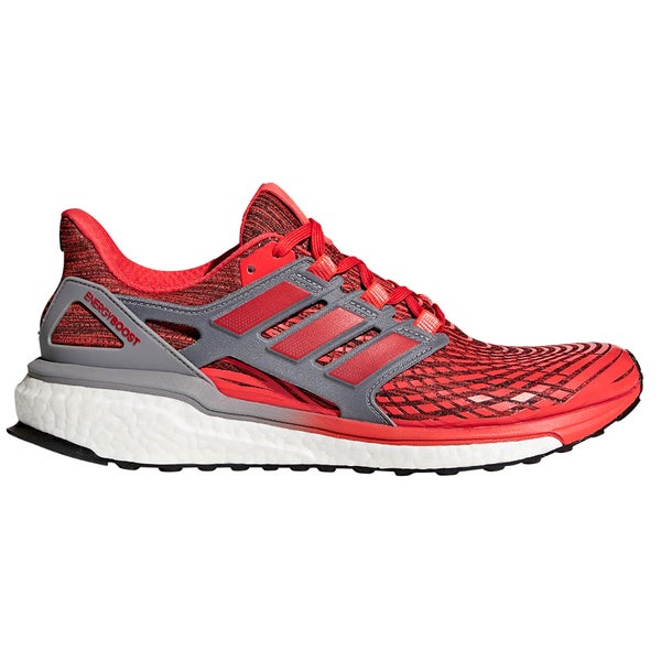 adidas Men's Energy Boost Running Shoes - Red/Grey