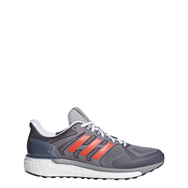 adidas Supernova ST Aktiv Running Shoes - Grey/Red