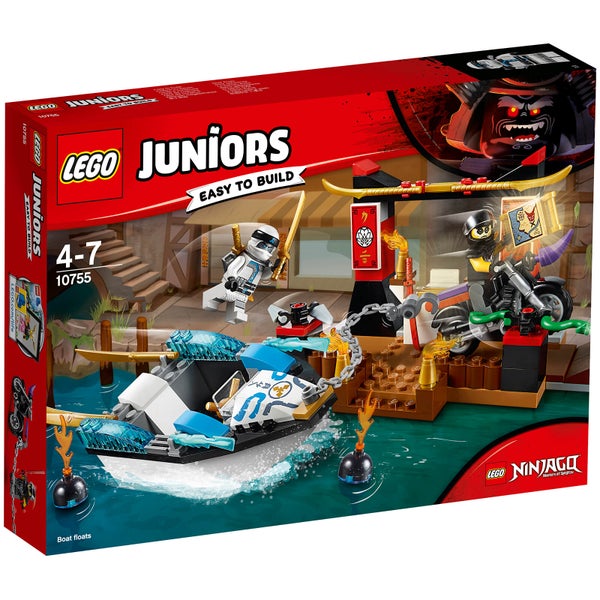 LEGO Juniors : La poursuite en bateau de Zane (10755)