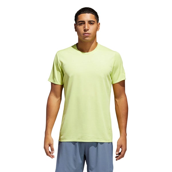 adidas Men's Supernova 37C Running T-Shirt - Yellow