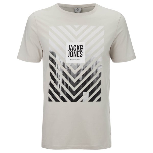 T-Shirt Homme Core Burke Jack & Jones - Gris