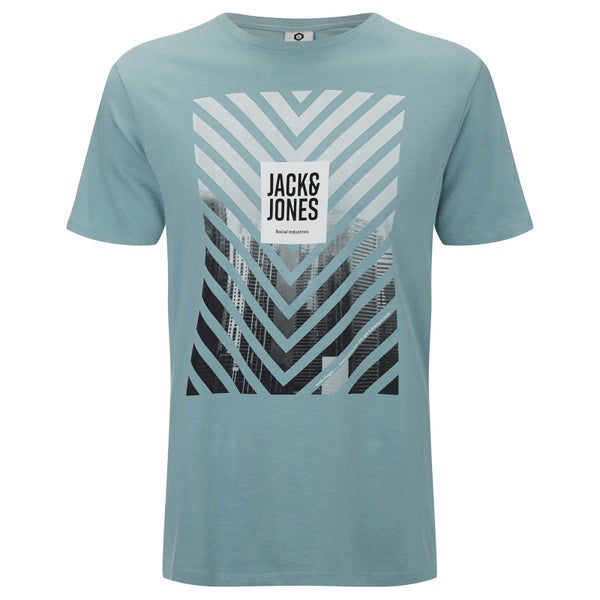 T-Shirt Homme Core Burke Jack & Jones - Bleu Clair
