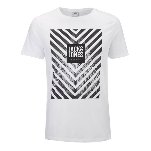 T-Shirt Homme Core Burke Jack & Jones - Blanc