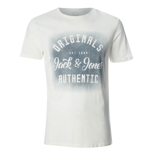 Jack & Jones Men's Originals Reji T-Shirt - Cloud Dancer