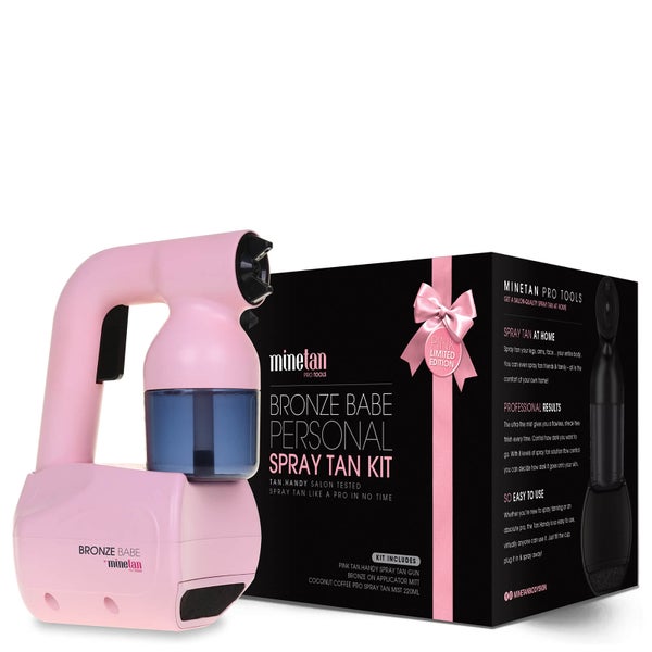 MineTan Bronze Babe Personal Spray Tan Kit - Pink