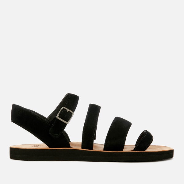 UGG Women's Alyse Strappy Flat Sandals - Black