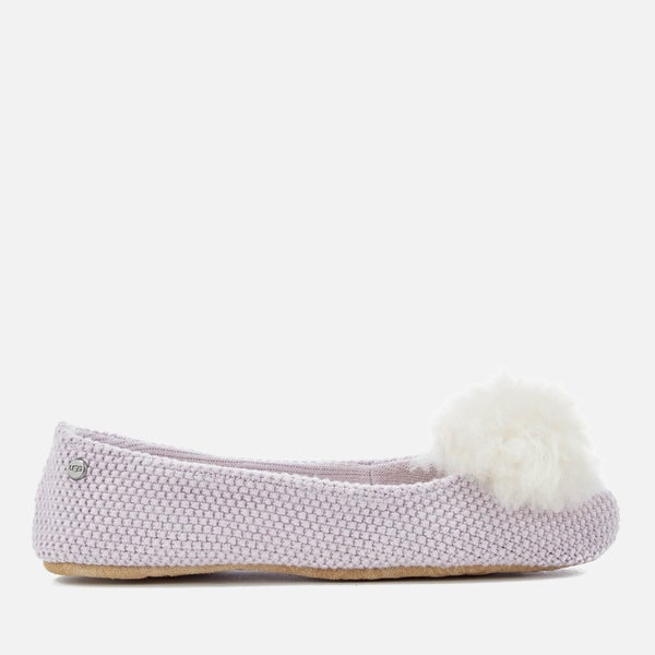 UGG Women's Andi Cotton Knitted Slippers - Lavender Fog